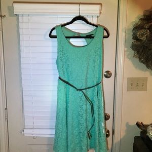 Lane Bryant Mint Lace Dress